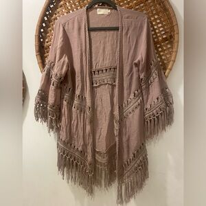 Dreamers | Fringe Cardigan | Medium